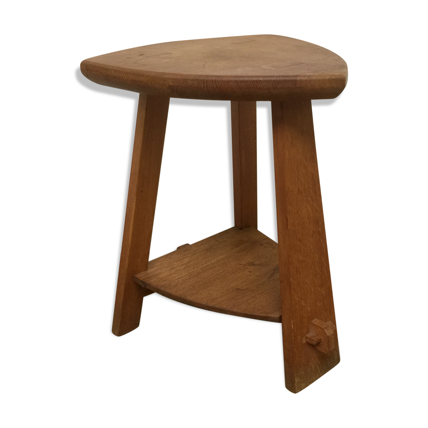 Wooden tripod stool