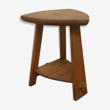 Tabouret en bois tripode