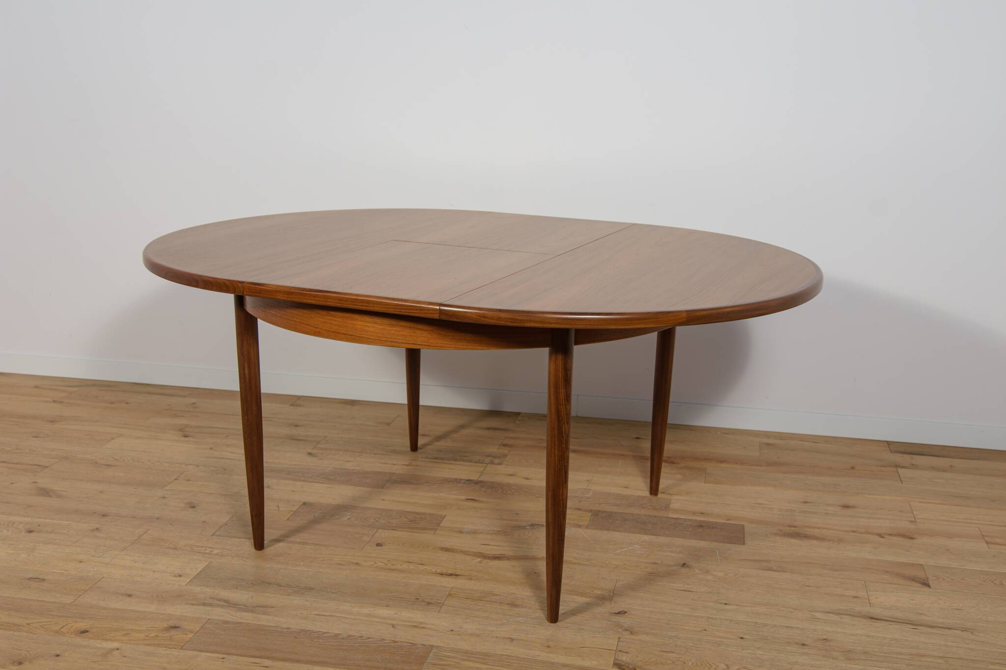 Mid-Century Teak Round Fresco Dining Table from G-Plan, United Knigdom.