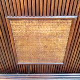 Rattan bar with its stools