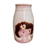 Large vase with decorations of woman Frères Cloutier