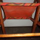 Chaise pliante bois camping style scandinave 1960