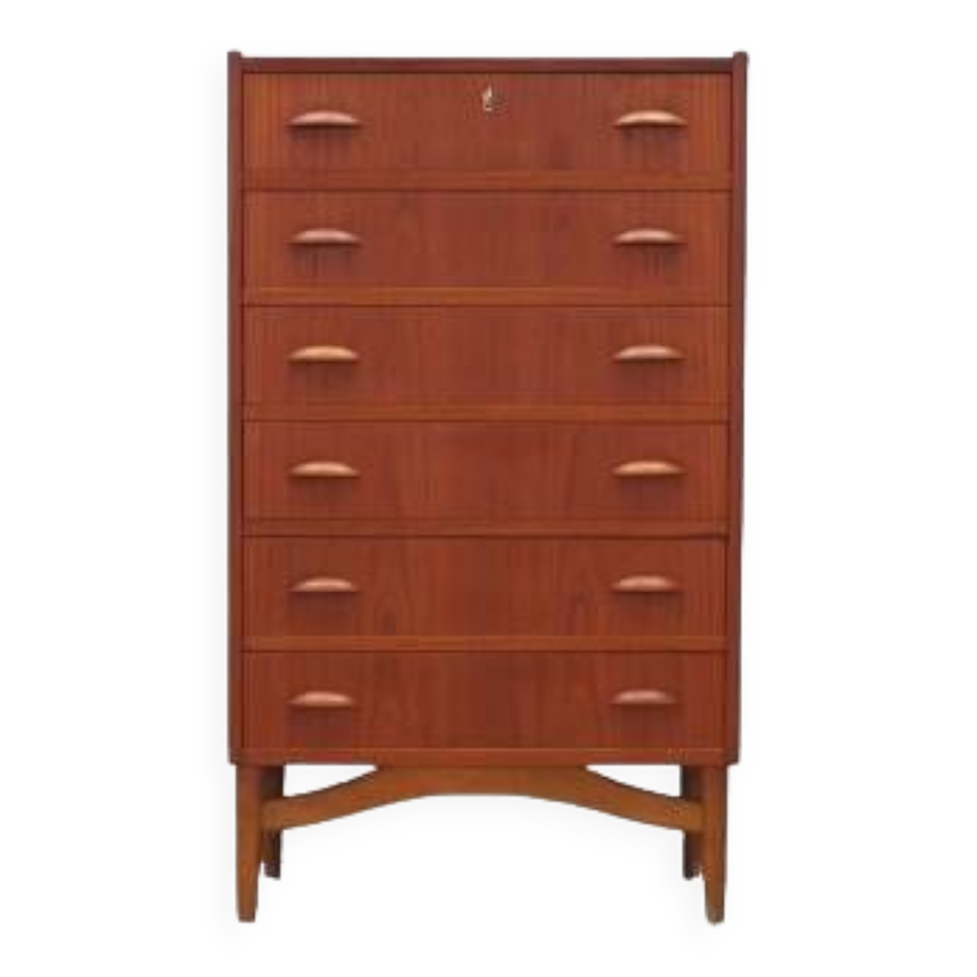 Teak chest of drawers, Danish design, 1970s, production: Denmark