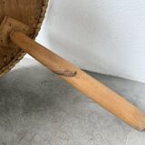 Paire de tabourets et table basse