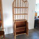 Furniture shelves rattan 60s