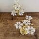 Set of Murano flower wall sconces