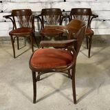 Set of 4 bistro armchairs