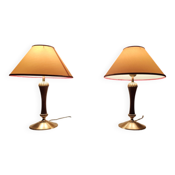Paire de lampes vintage lg paris