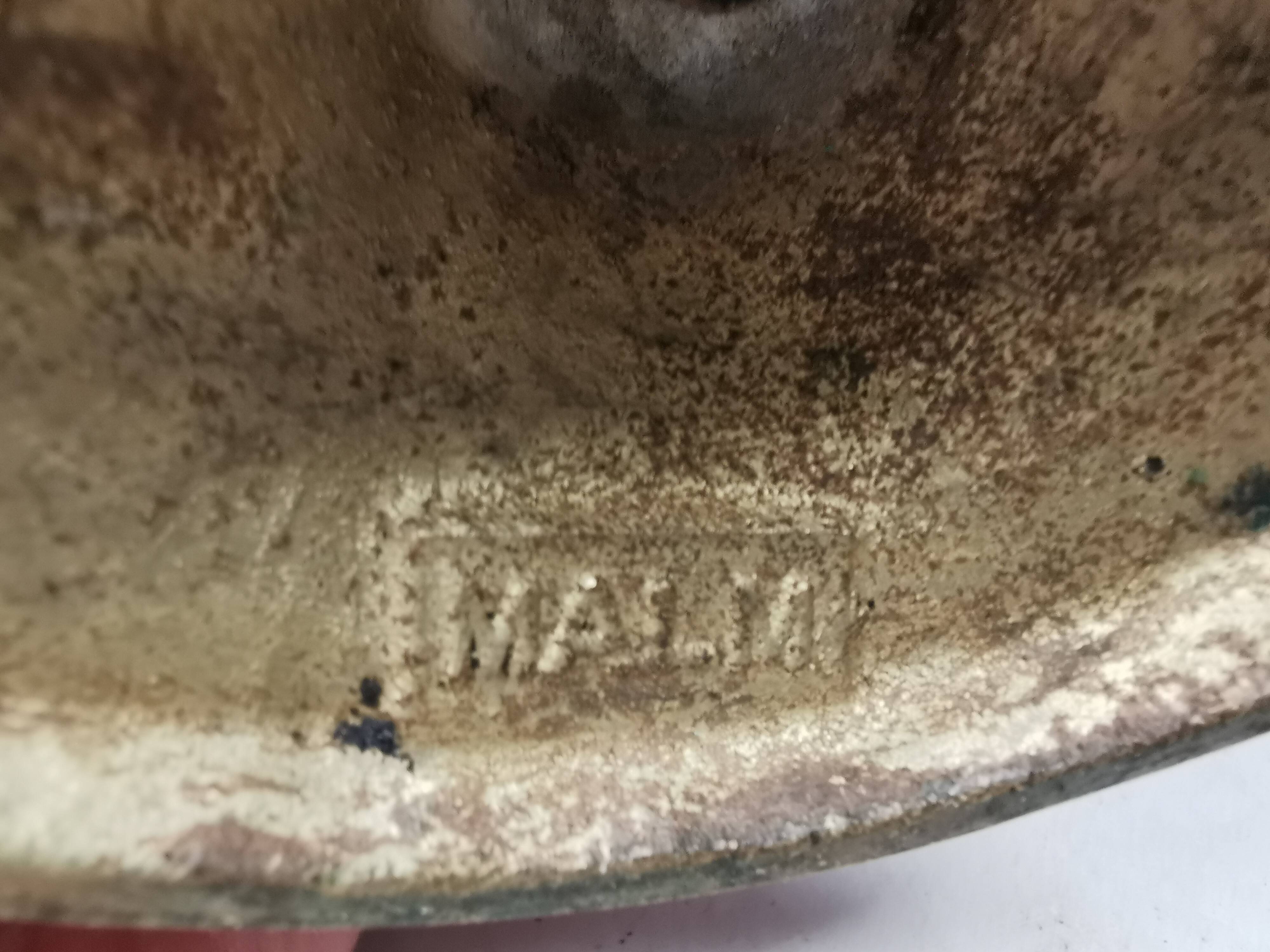 A set of vintage brass candlesticks, made by MALM Denmark in the 1960-70s.