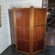 Three-panel screen in mahogany