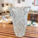 Large moulded glass vase - 1970s/80s