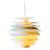 1970 Barcelona chandelier by Bent Karlby for Lyfa