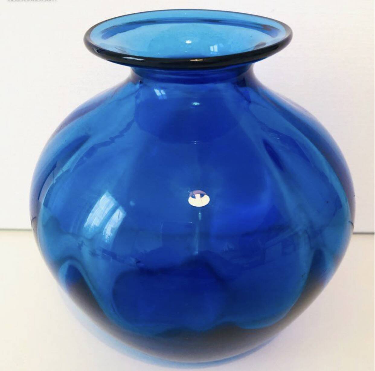 Blue Glass Vase