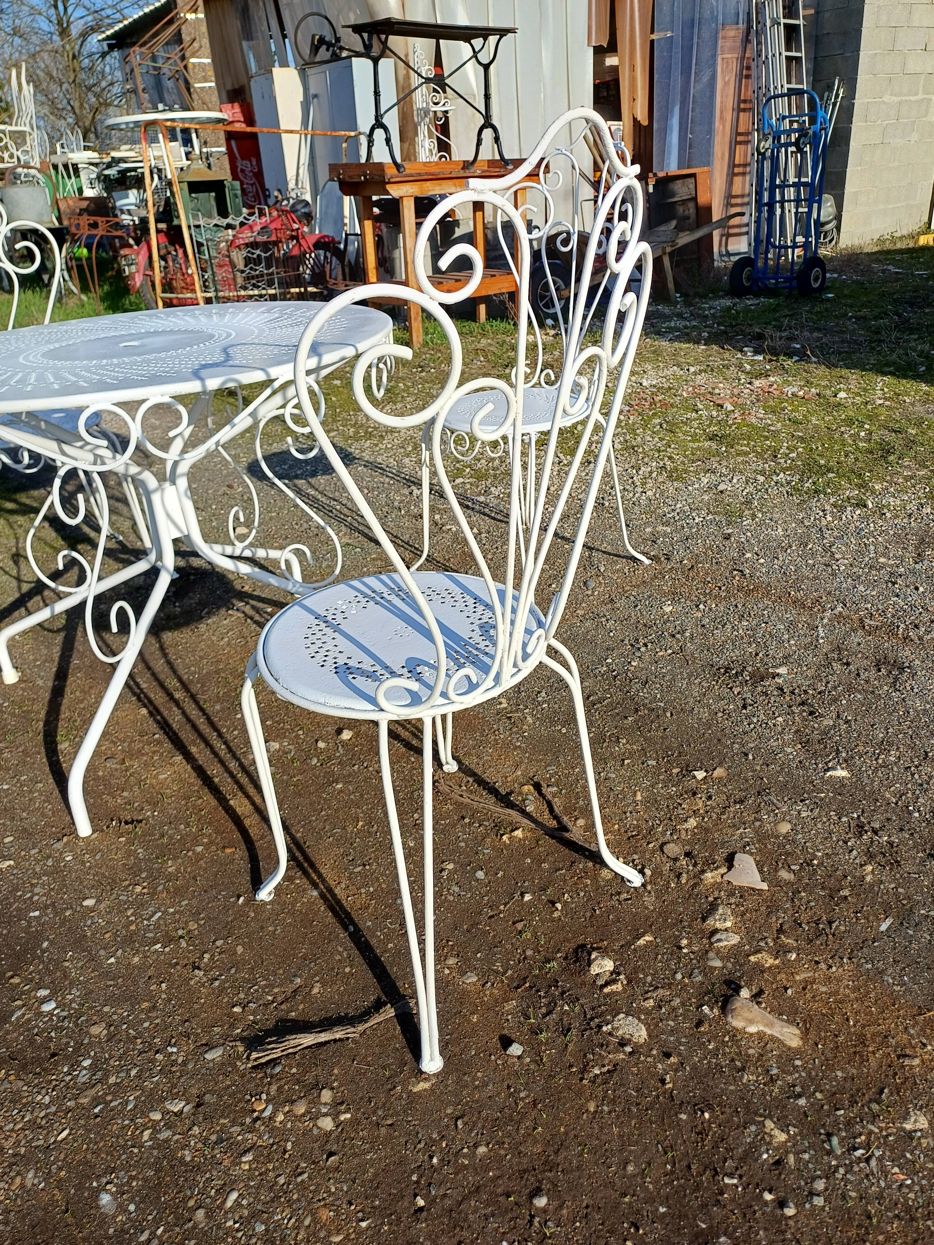 Wrought Iron Garden Furniture 1900