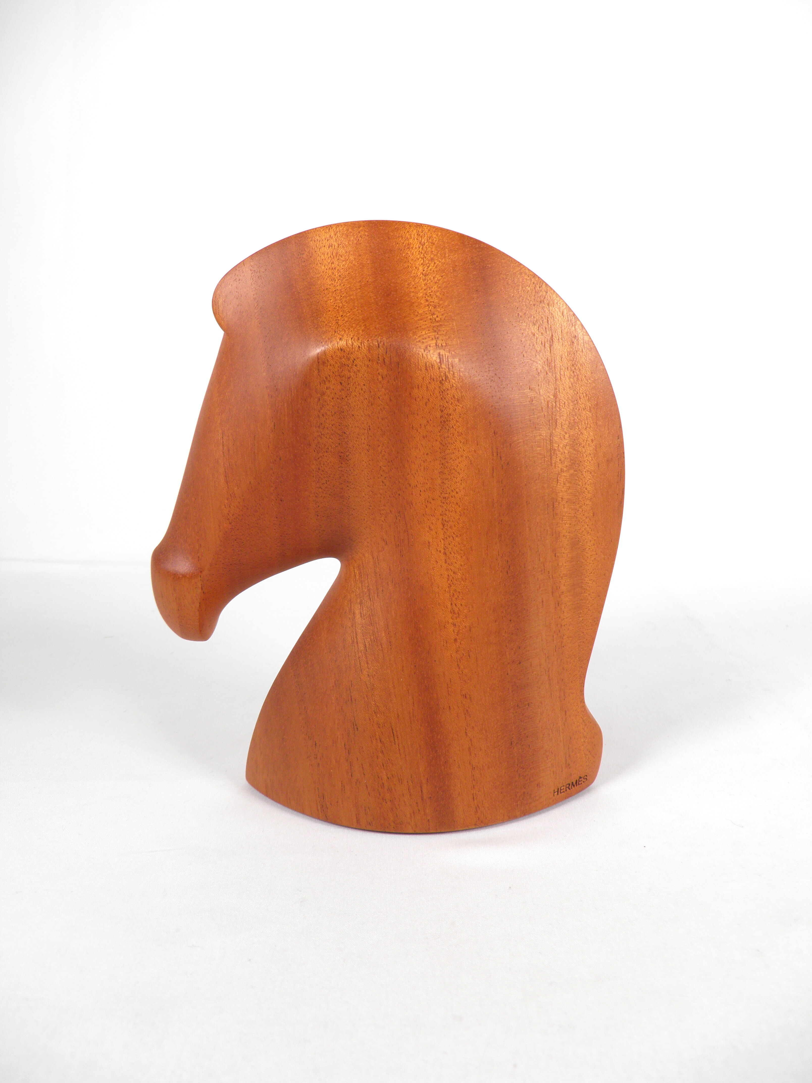 Hermès Samarkand paperweight in new mahogany