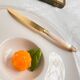 10 fruit knives in silver-plated mother-of-pearl and vermeil