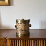 Hollywood regency golden Ice Bucket, France ca. 1970s