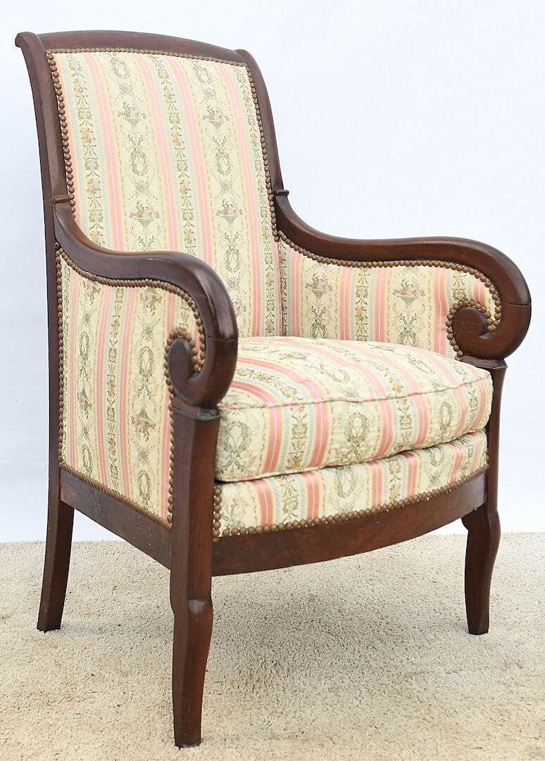 Fauteuil bergère de style Empire