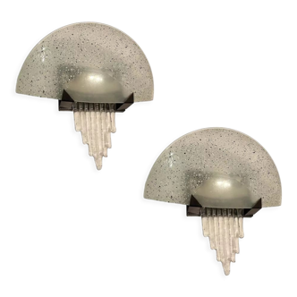 Sculptural Murano glass sconces by VE.SO.I DESIGN, 1980s