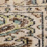 Tapis oriental vintage vert et crème 5x8 157x235 cm SK 24776