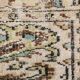 5x8 Green & Cream Oriental Vintage Rug 157x235Cm SK 24776