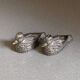 Vintage Pheasant Bird Silver Plated Figurine Salt & Pepper Shakers - a Pair