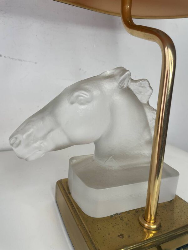 Lampe Le Dauphin tête de cheval