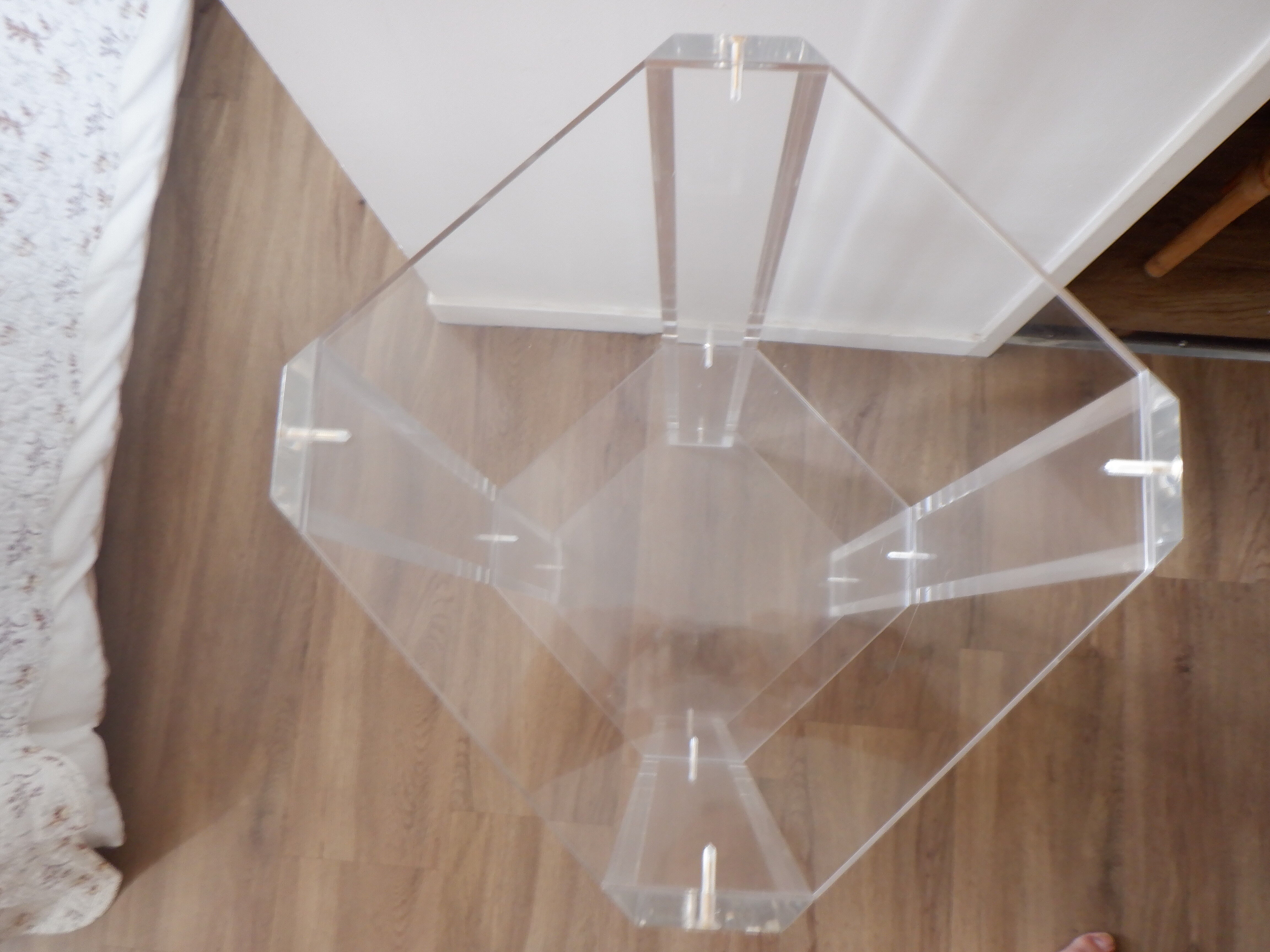 Plexiglas saddle David Lange