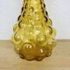 Carafe Empoli Italian bottle yellow glass, vintage
