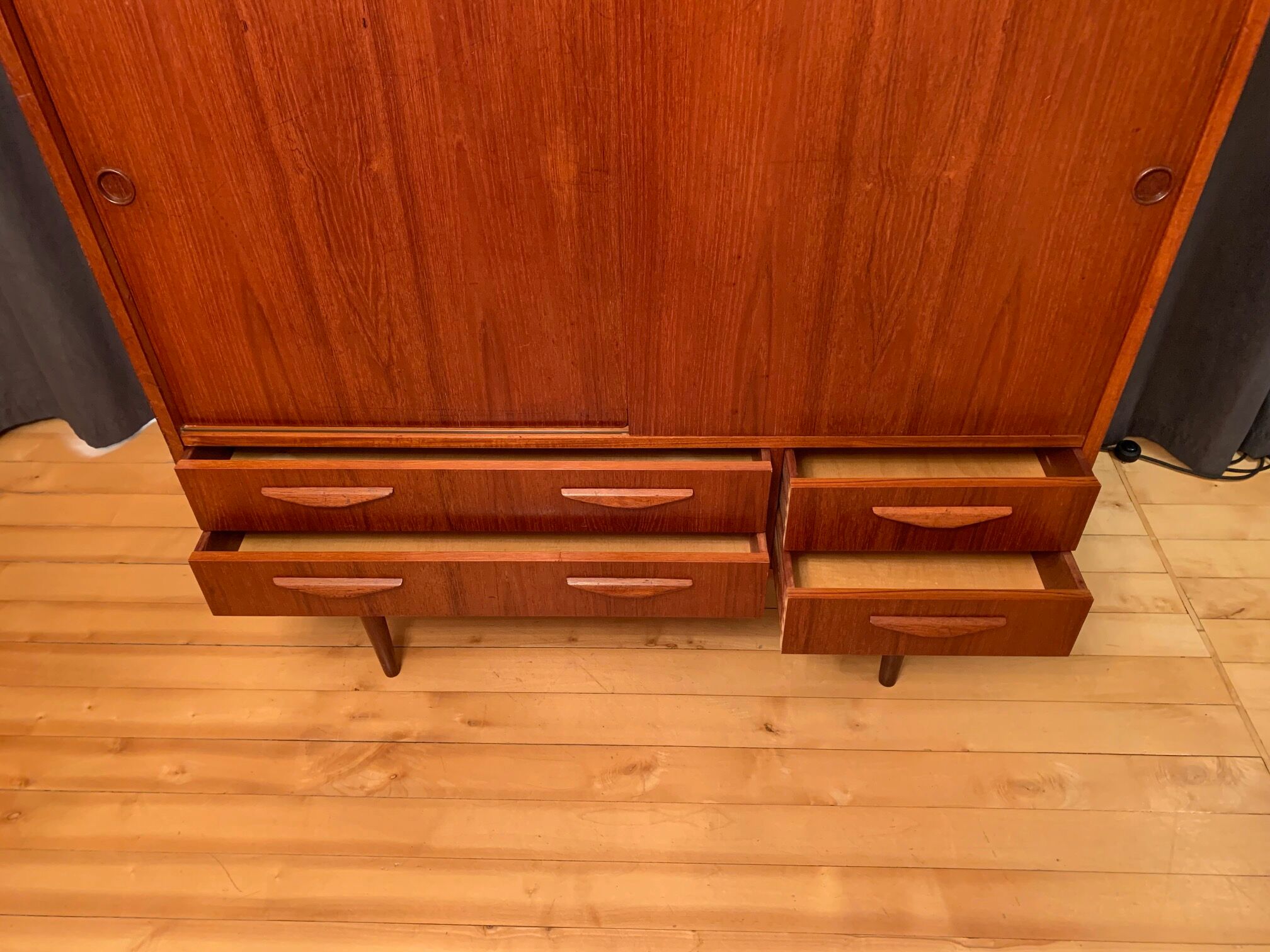 Teak sideboard, denmark, 1960s