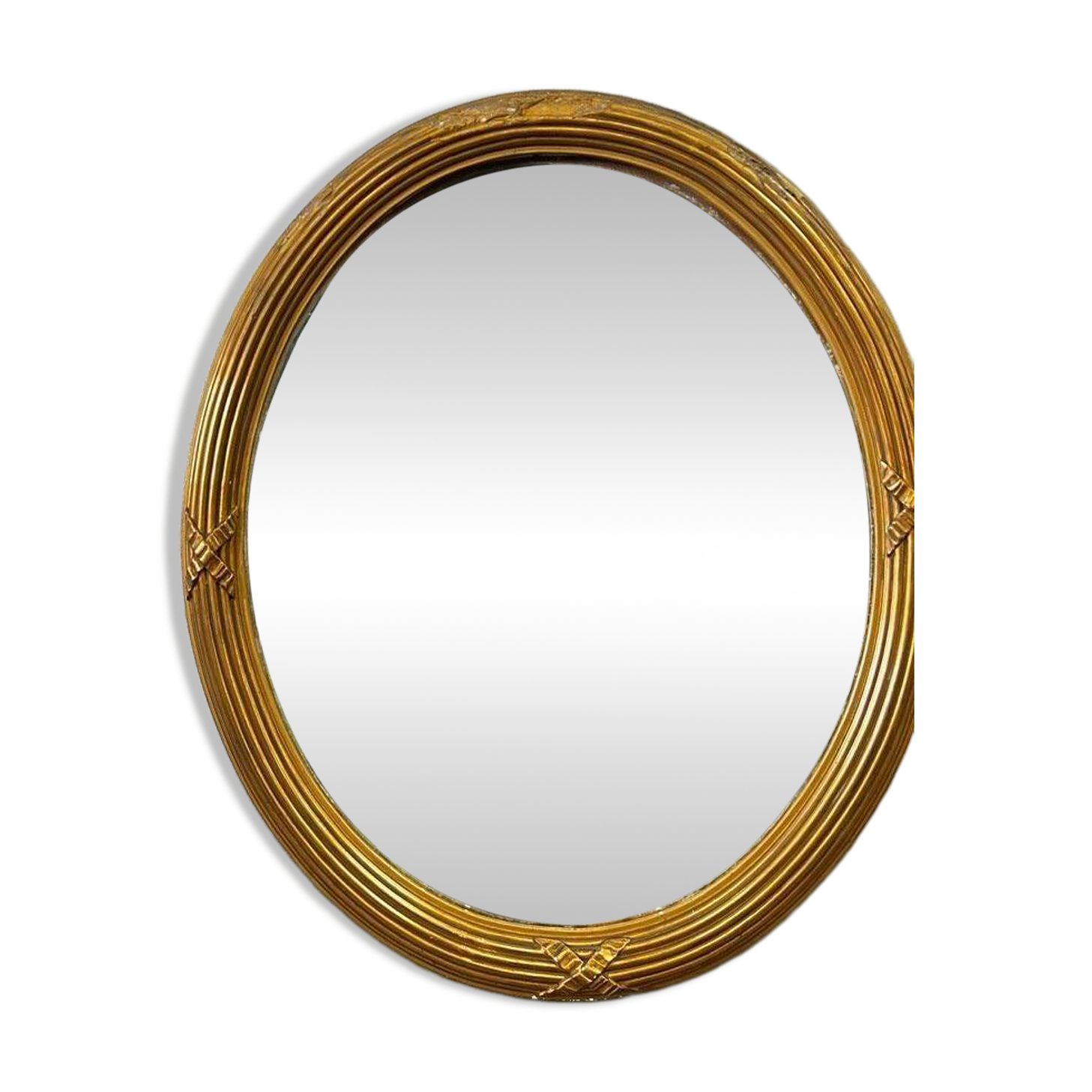 Vintage gold mirror / wall mirror