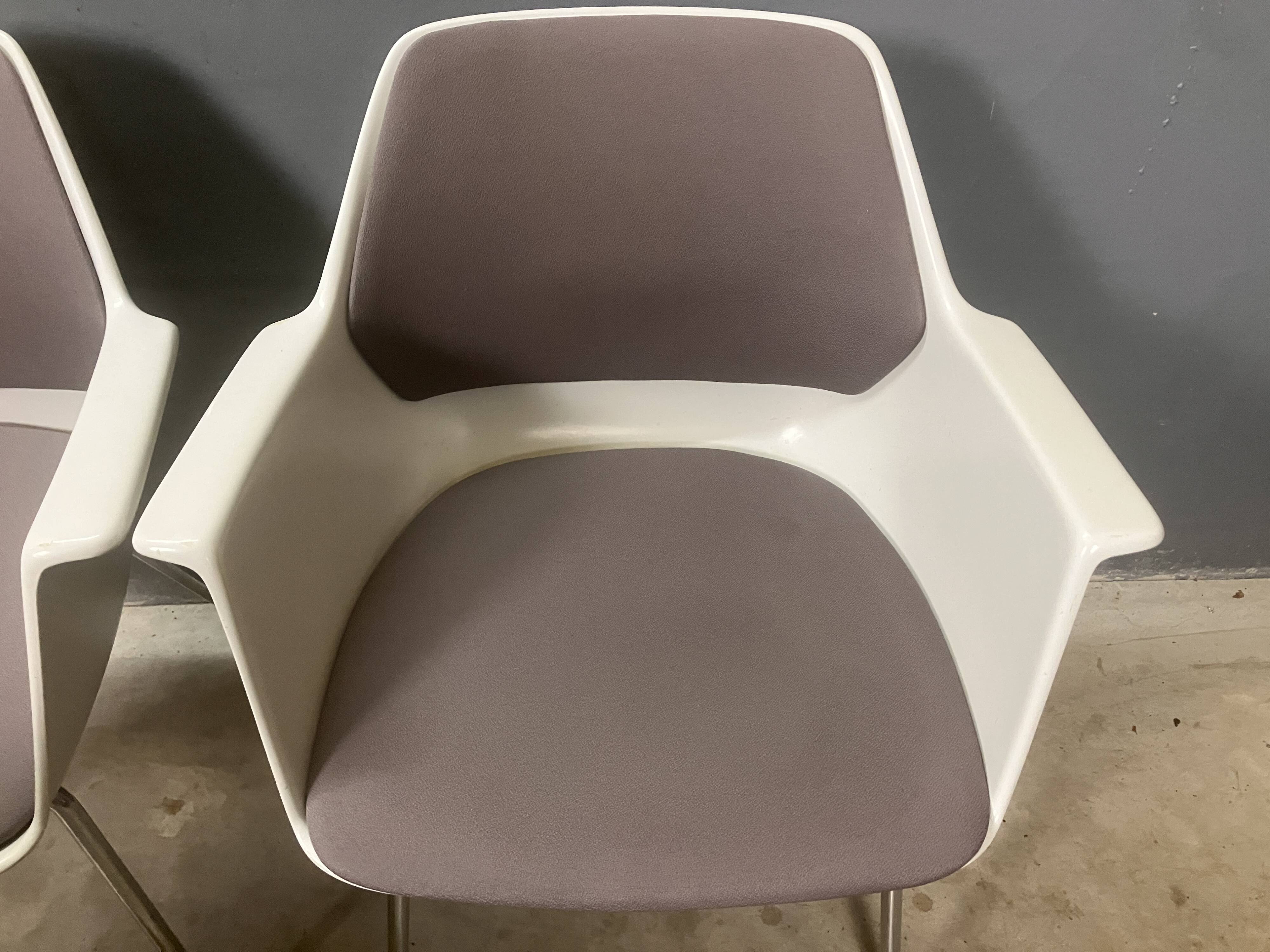 Space Age vintage bucket Chair Georg Leowald Wilkhahn