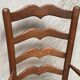 Pair of straw armchairs