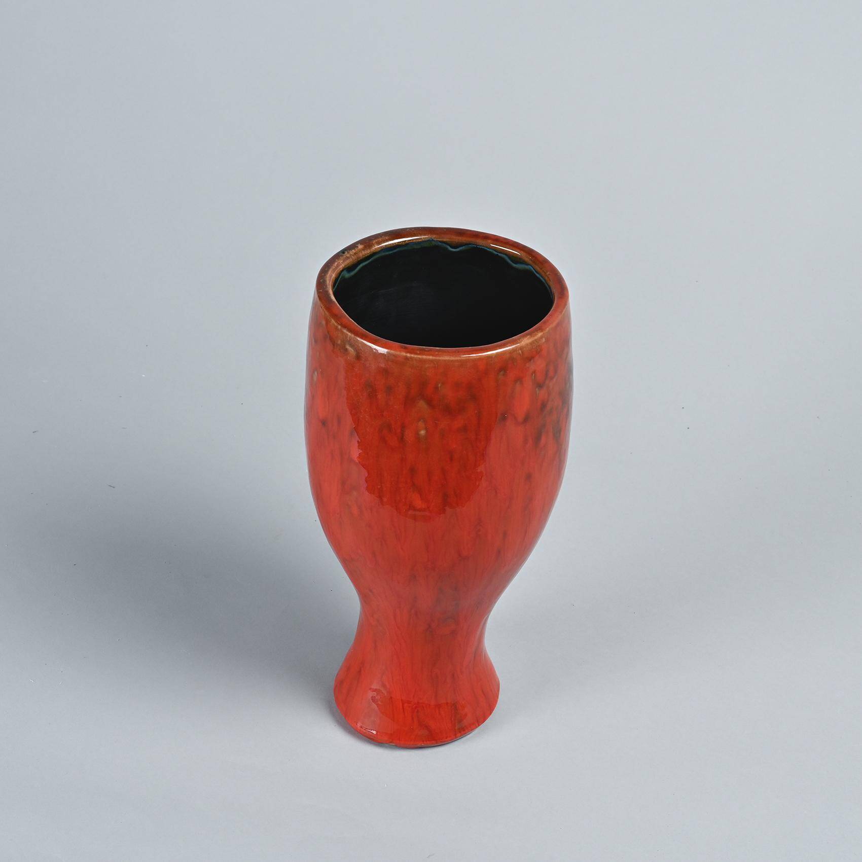 Unique piece: large vase by Robert and Jean Cloutier, circa 1955