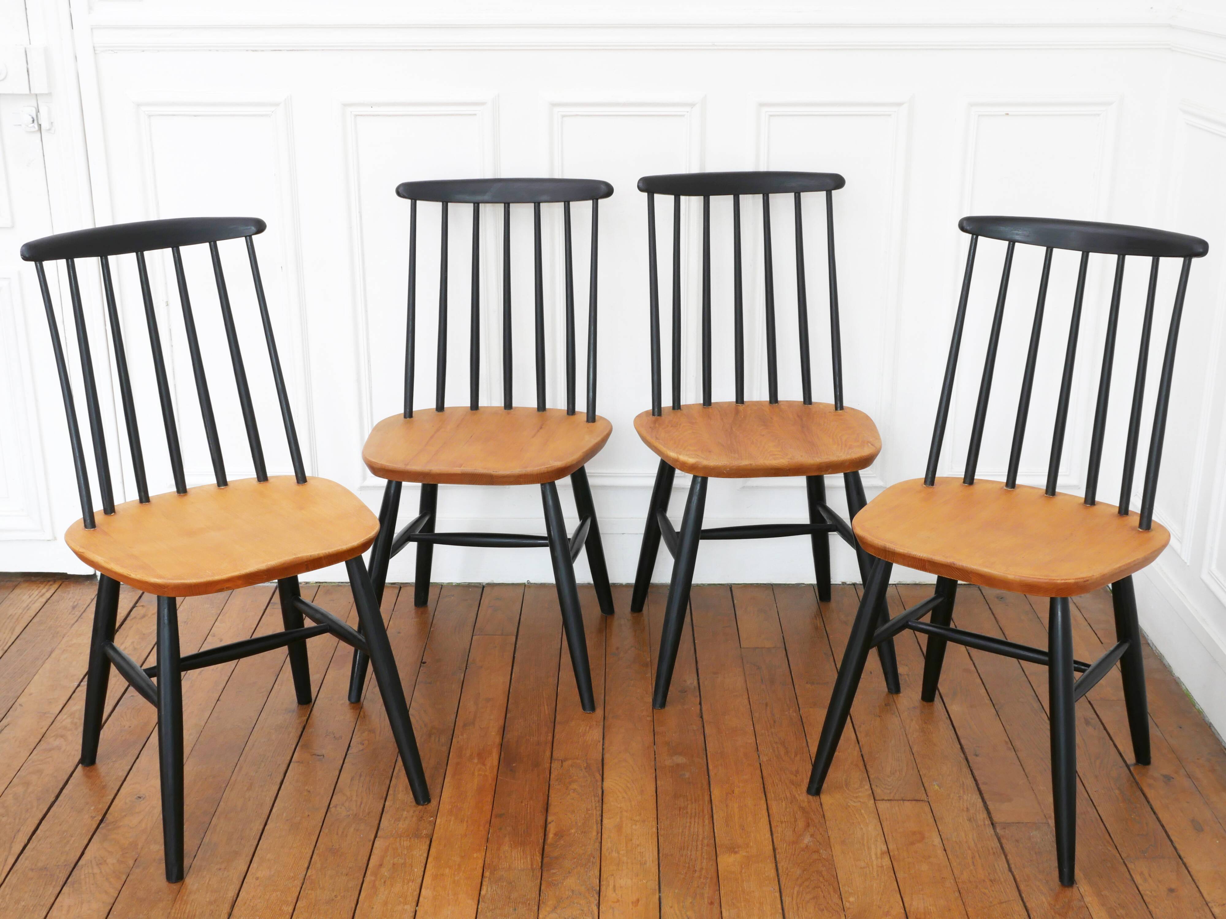 4 Vintage Chairs - Restored