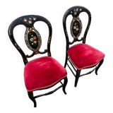 Pair of Napoleon III chairs