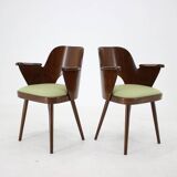 1960s Set of Four Oswald Haerdtl Dining Chairs, Czechoslovakia