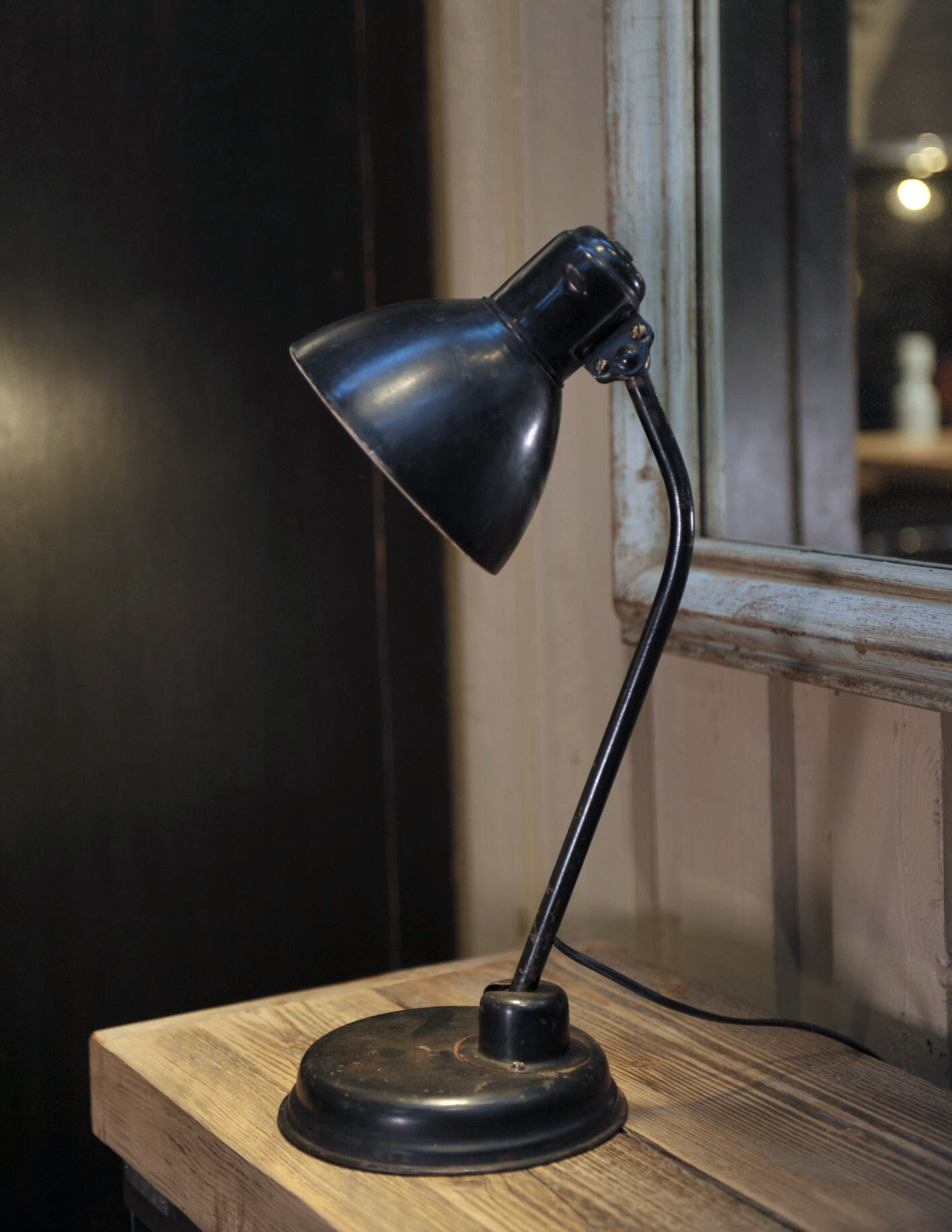 Old articulated office lamp 1950