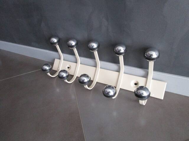 Vintage metal coat rack