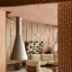 Fauteuil Marsala et son repose-pied Ligne Roset beige clair