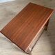 Table basse porte revue vintage en teck et corde