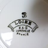 4 K&G Luneville Loire model soup plates