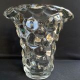 Crystal vase attributed to Pierre Girre pseudonym Pierre d'Avesn (1901-1990)