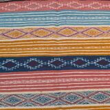 Multicolored handmade Berber kilim carpet 140x95cm