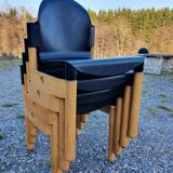 Set of 4 Flex chairs by Gerd Lange for Thonet 1977
