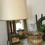 Vintage brass pot cover