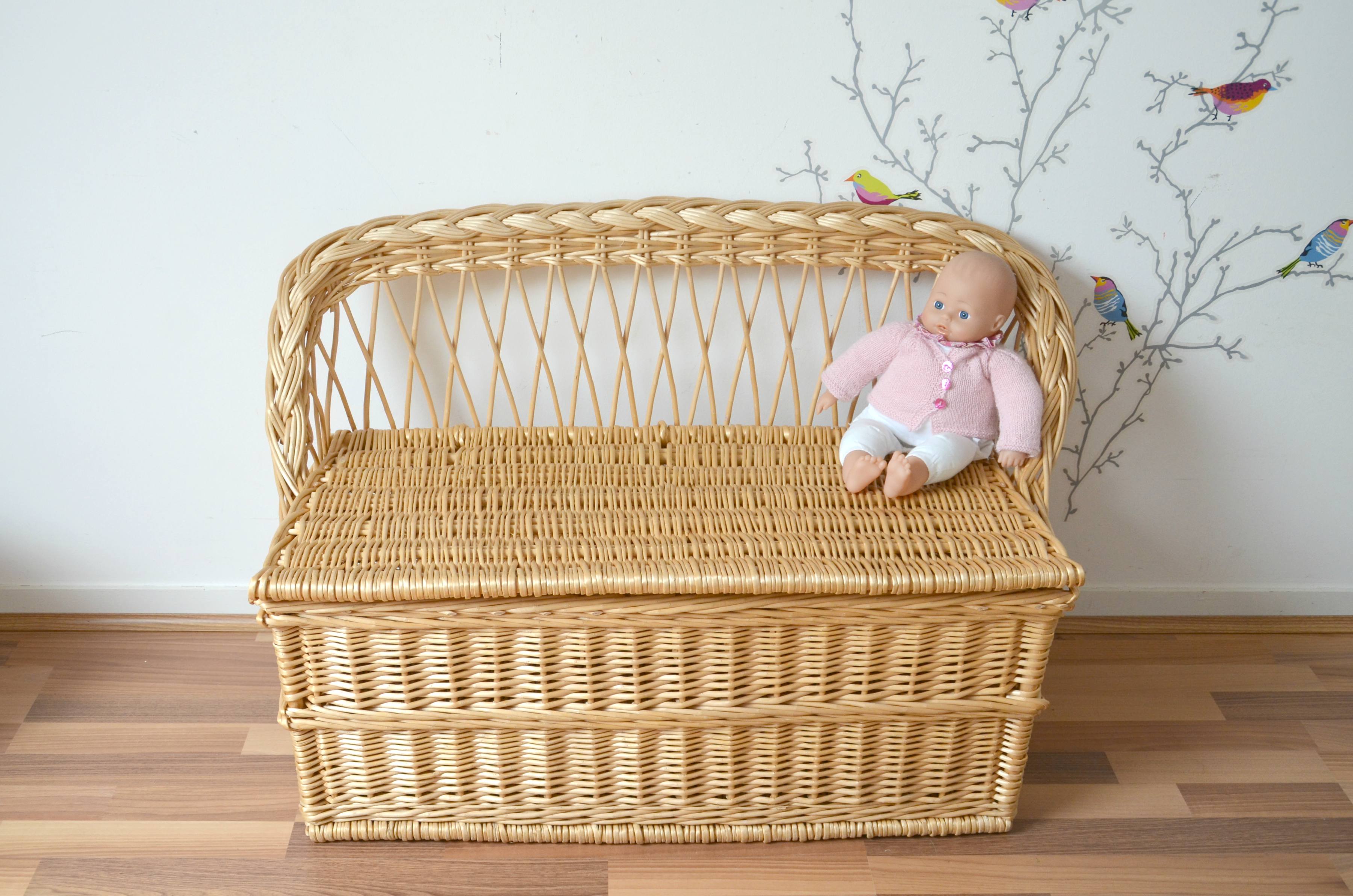 Toybox seat rattan