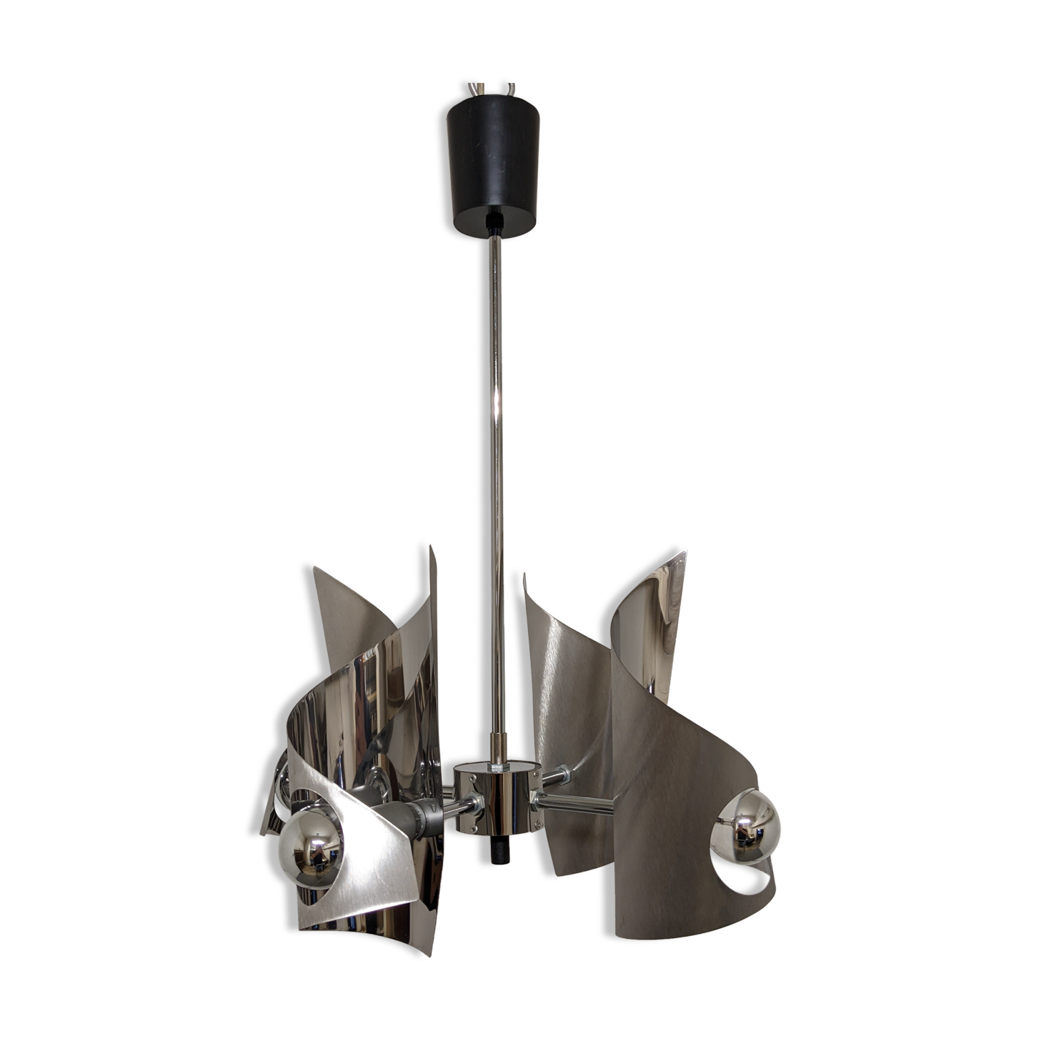 4-burner space age chandelier from the 60s/70s