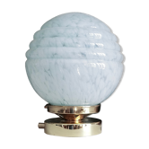 Lampe à poser en verre de Clichy