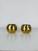 Pair of vintage brass tealight candle holders